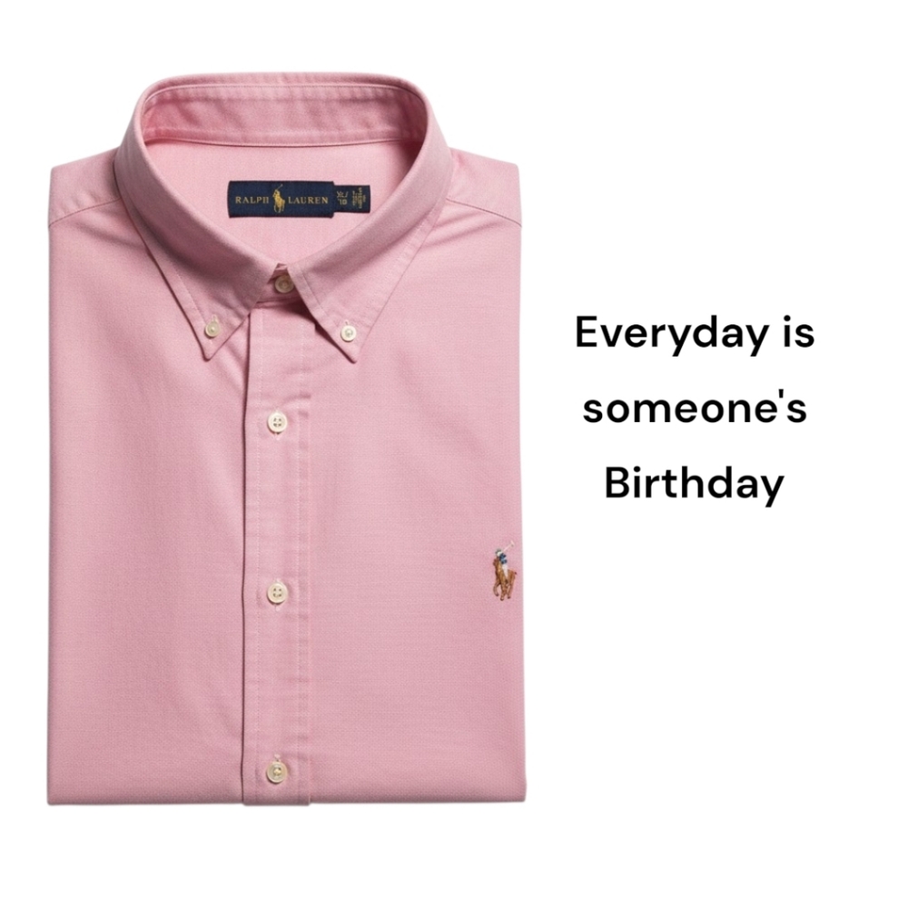 Polo Ralph Lauren Pink Long Sleeve Button Down Shirt XL / TG - Picture 4 of 4